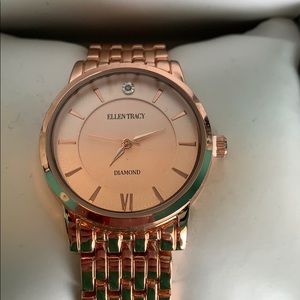 Ladies rose gold colored watch